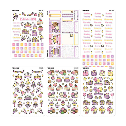 Mini Sticker Bundle Layout Themed Sticker Kits – TaggieTag