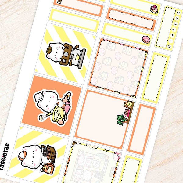 November Coffee & Bakery Classic Box Stickers Kit