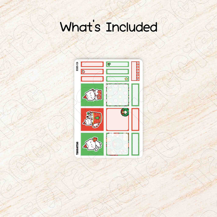 Includes a sheet of December Christmas Classic Box Stickers Kit