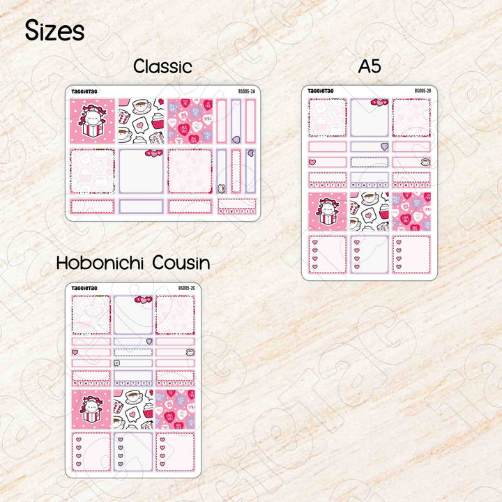 Available in 3 different sizes. Classic, A5, and Hobonichi Cousin