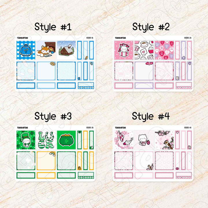 Style #1 to Style #4