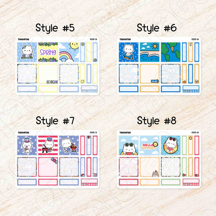 Style #5 to Style #8