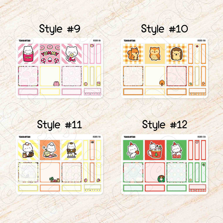 Style #9 to Style #12