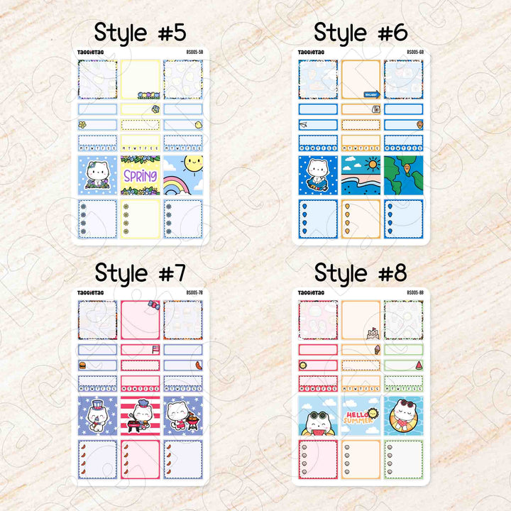 Style #5 to Style #8