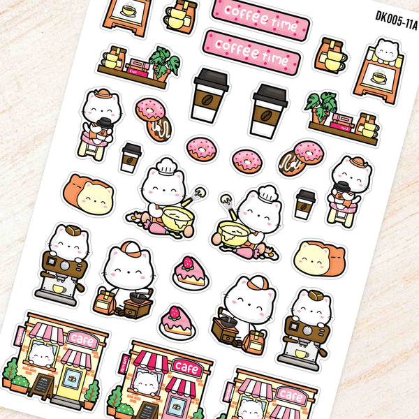 November Coffee & Bakery Theme Deco Kit for Planners and Journals
