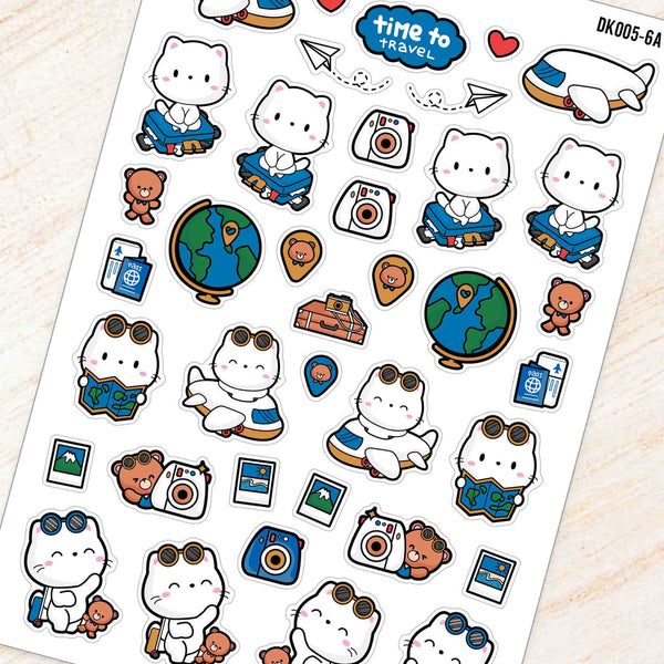 Travel Theme Deco Kit for Planners and Journals