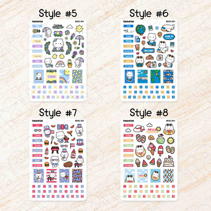 Style #5 to Style #8