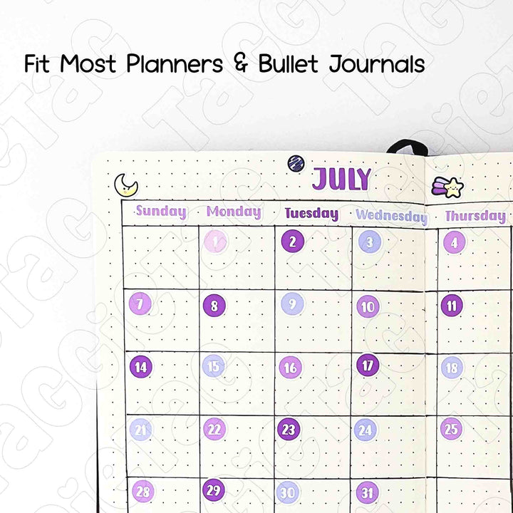 Fit most planners and bullet journals