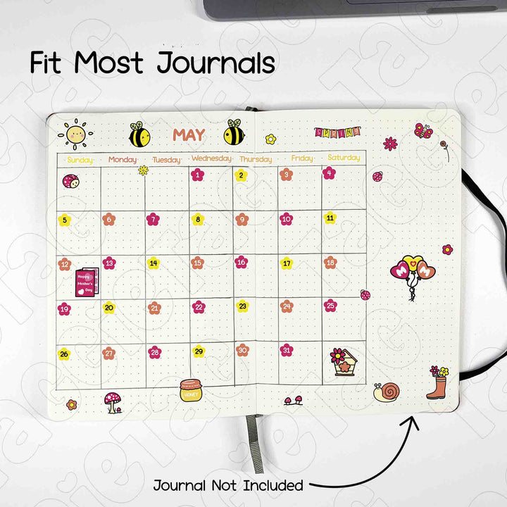 Planner stickers bundle set #3 fit most journals, journal not included