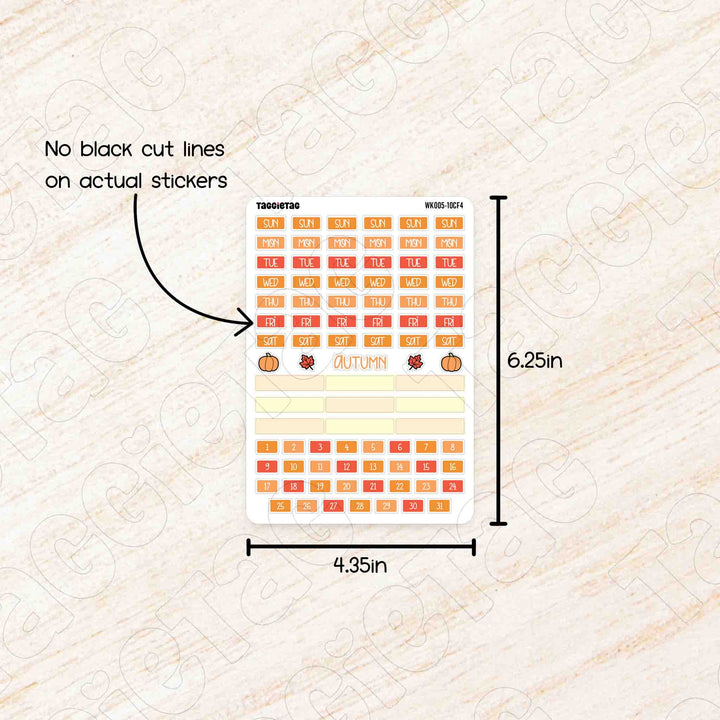No black cut lines on actual stickers. Sheet size is 4.35in x 6.25in